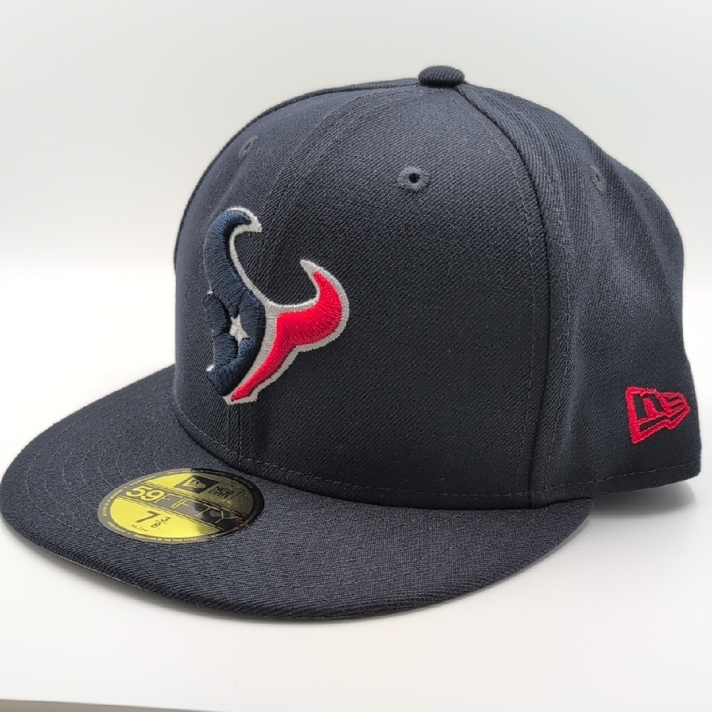 New Era Dark Blue Cap with Red and White Embroidery